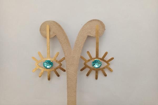Earrings With Green Stone | Accessories for Women